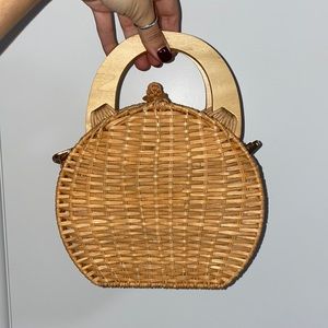 Zara basket purse